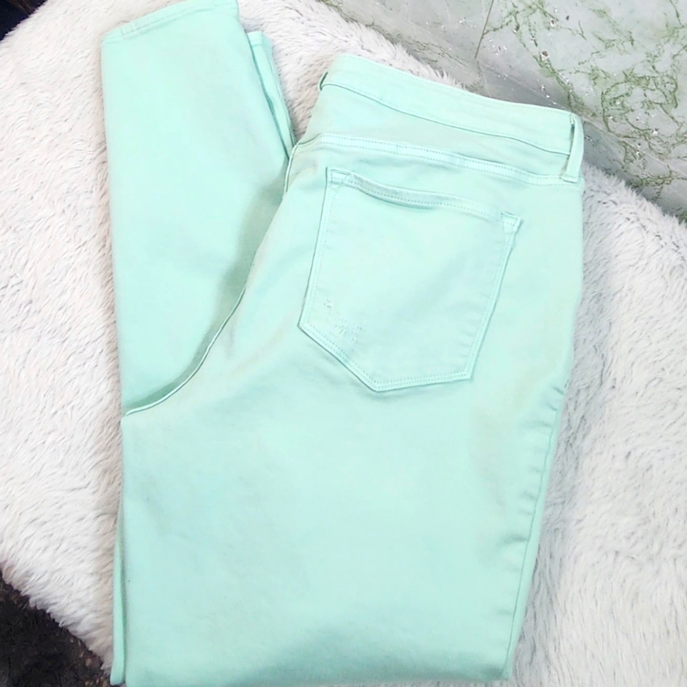 Old Navy Rockstar Mid Rise Distressed Skinny Jeans - Picture 1 of 14